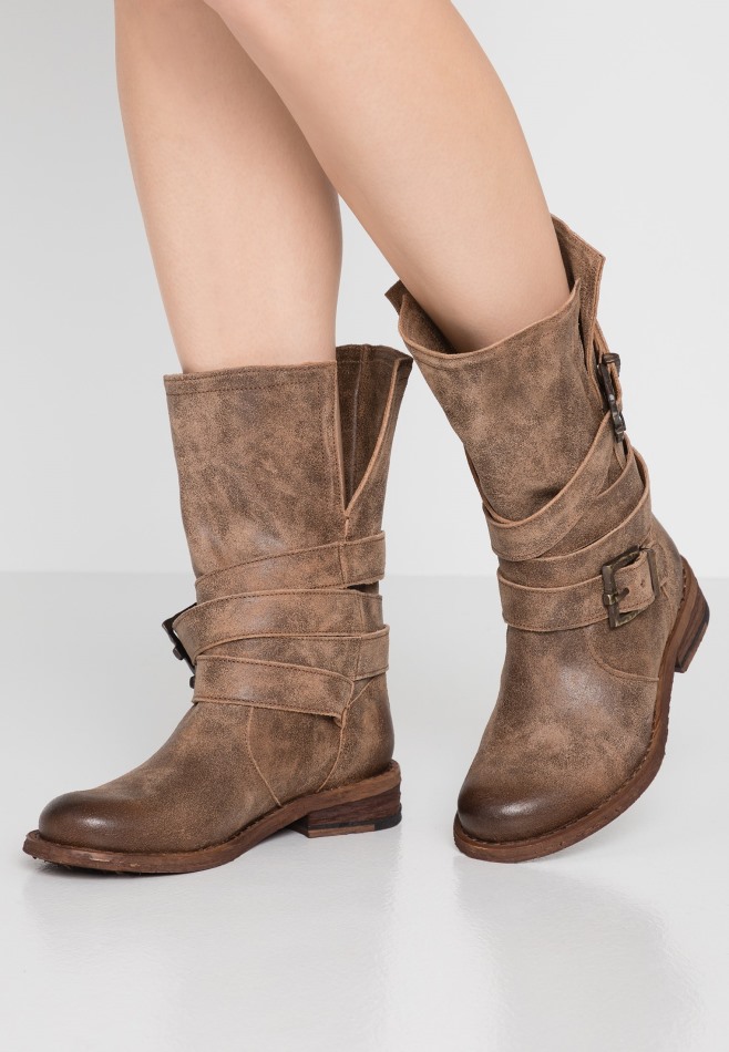 Gabour Gris | Bottine De Cow-boy/motard Exclusive